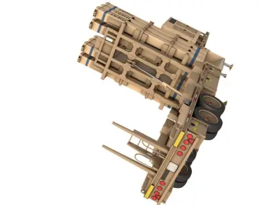 David Sling Defense System 3D model