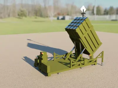 Iron dome 3D model