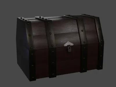 Simple Chest Free 3D model