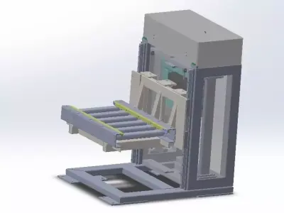 Electric elevator 3D model