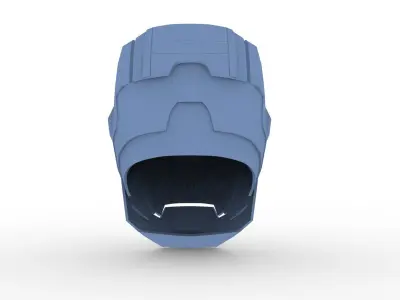 Iron Man Scifi Helmet ready to 3dprinting 3D model