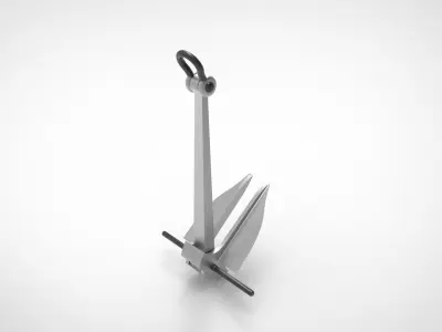 Danforth Anchor 3D model