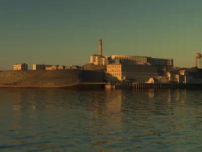 Alcatraz Island 3D model