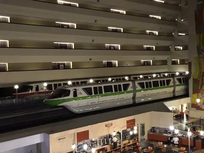 Monorail Bombardier Mark VI Cab and Cars N 1-160 Disney World 3D print model