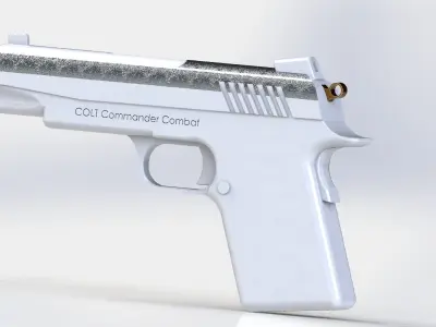 Pistol Colt Combat 3D model