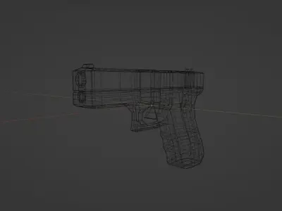 Simple Glock Free 3D model