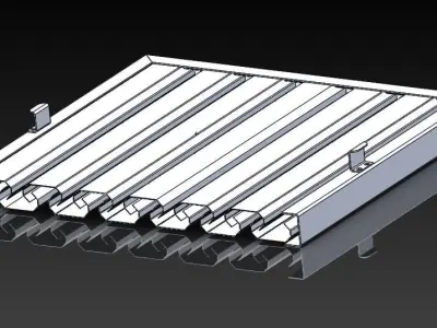 Exhaust Hood Grease Filter 300x300x26 5 Free 3D model