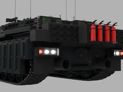 tank Challenger 2 3D model