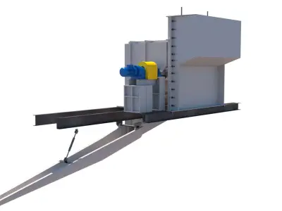 alimentador conveyor system 3D model