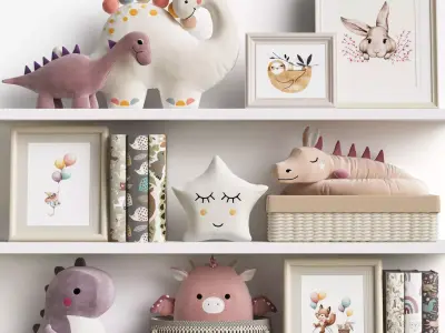 Kids Room Decor 139 3D model