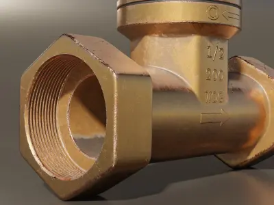Water Valve 3D model