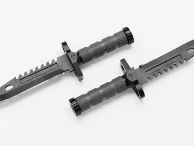 Tactical Knife Free 3D model purchase