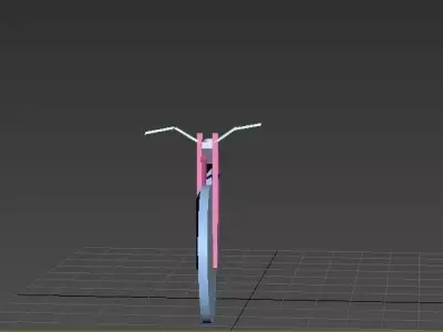 foot bicycle Low-poly 3D model