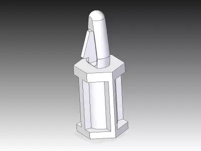 Plastic Standoff Free 3D model