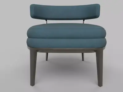 chair dining Low-poly 3D model