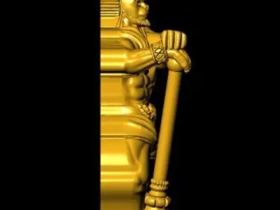Hanumanji 3D Model 3D print model