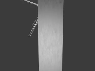 3D Realistic Turnstile Model 3D model