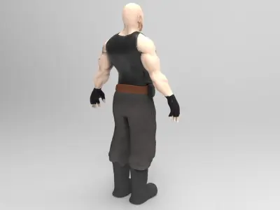 Mercenary Mk7 Low-poly 3D model