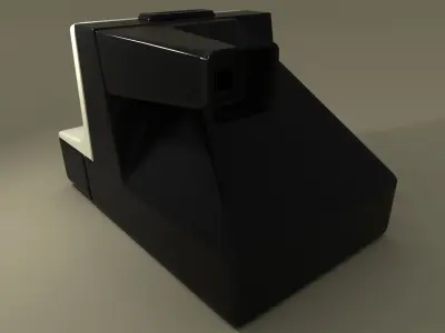Generic Polaroid-Style Instant Camera 3D model
