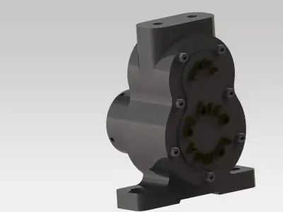 Protec 7-30 Oil pump Free 3D model