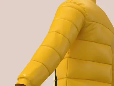 Puffer Jacket 3D model