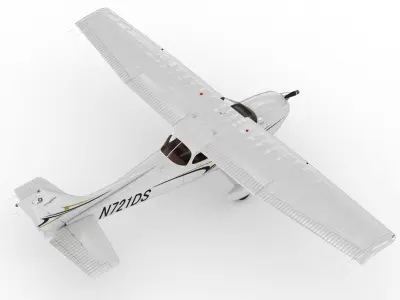 Cessna 172 Skyhawk 3D model purchase