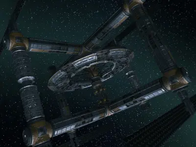 Space Station Variant B Class 3D model