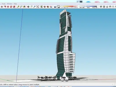 Sketchup Tower B10 Free 3D model