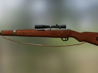 Weapons Pack Low-poly 3D model buy
