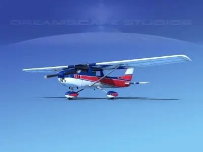 Cessna 150 Aerobat V03 3D model