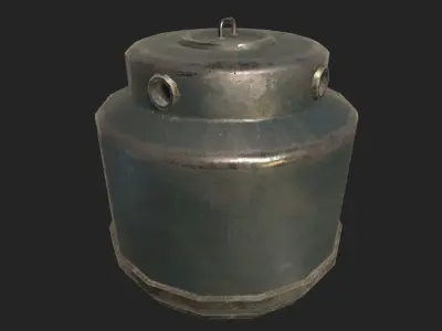 Bottle Recycling Container PBR  Low-poly 3D model