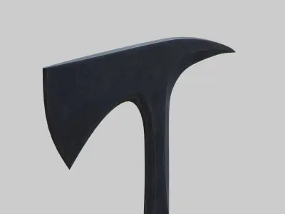 Browning Tomahawk Low-poly PBR 3D Model Low-poly 3D model
