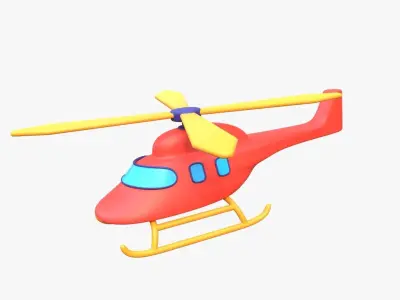 Helicopter 3D model from CGTrader