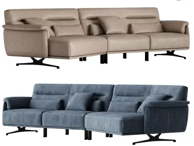  LEO Sofa By  NIKATOR 3D model