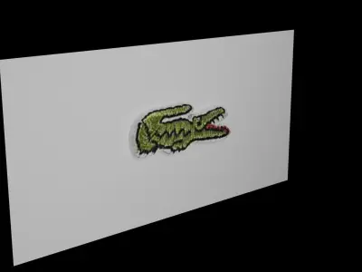 Lacoste Logo 3D model