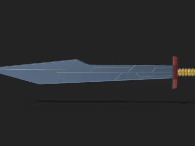 Thors sword from Thor Ragnarok 3D model