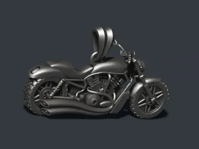 Motorcycle pendant 3d 3D print model purchase