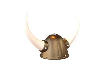 Viking Hat V1 002 Low-poly 3D model