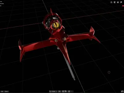 SpaceShip Swordfish II 3D print model