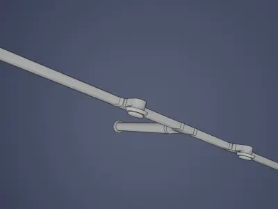 Air ventilation Low-poly 3D model