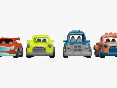 Kids Toys -  MiniCars 3D model