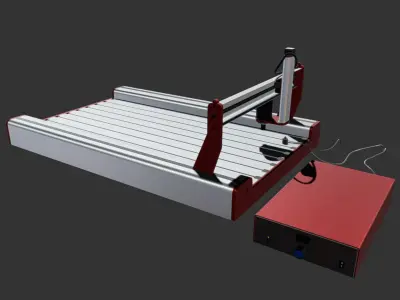 Milling machine 3D model