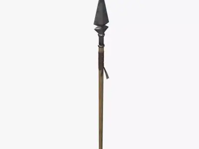 Medieval Pikes Low-poly 3D model