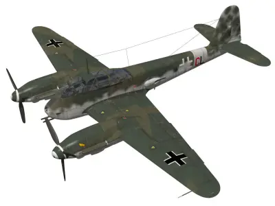 Messerschmitt Me 410 A1U2 Hornisse 3D model