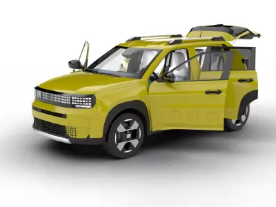 Fiat Grande Panda Petrol 2026 HQ 3d model 3D model