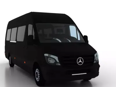 Mercedes Benz Sprinter L4H2 2015 Passenger EU 3D model