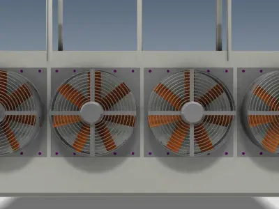 Heavy Duty Evaporator Free 3D model