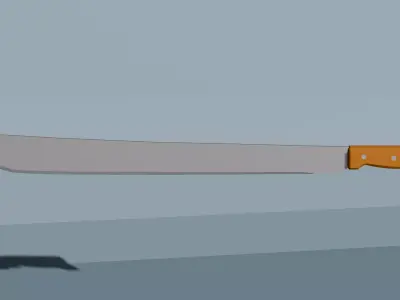 Machete  Free low-poly 3D model