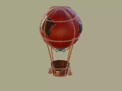 Airship  3D model purchase