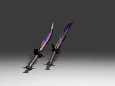 Duel Knife 3D model